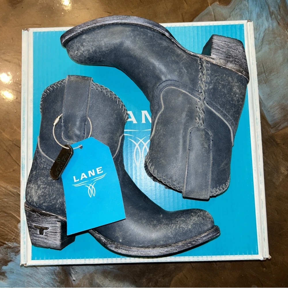 Lane Women's Blue Ankle Boots